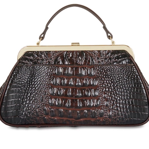 NWT Brahmin Emmett Albertina Embossed Leather Versatile Clutch and Crossbody - Picture 2 of 16